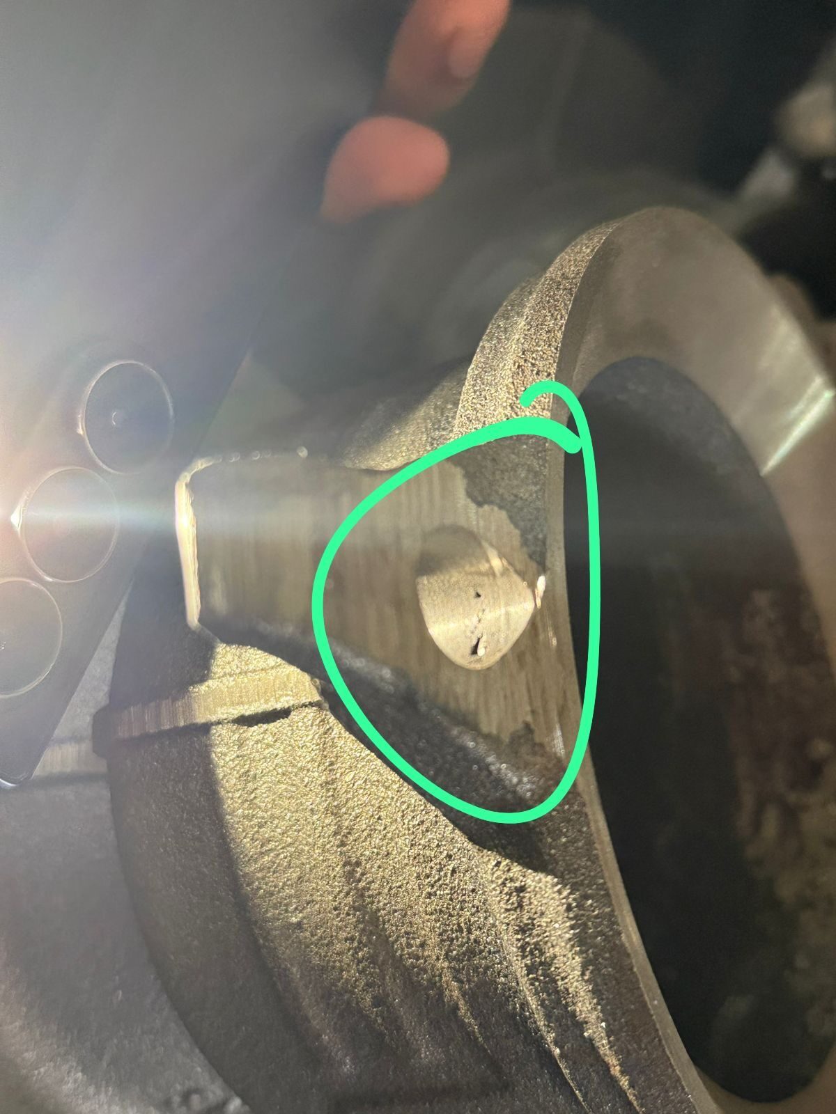 Second trial-heat sample, post-inspection